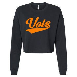 Tennessee Throwback Design Classic Cropped Pullover Crew