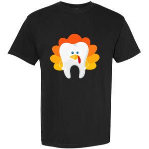 Thanksgiving Tooth Dental Hygiene Dentist Garment-Dyed Heavyweight T-Shirt