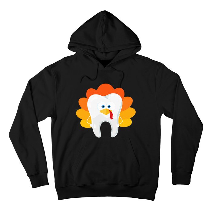 Thanksgiving Tooth Dental Hygiene Dentist Hoodie