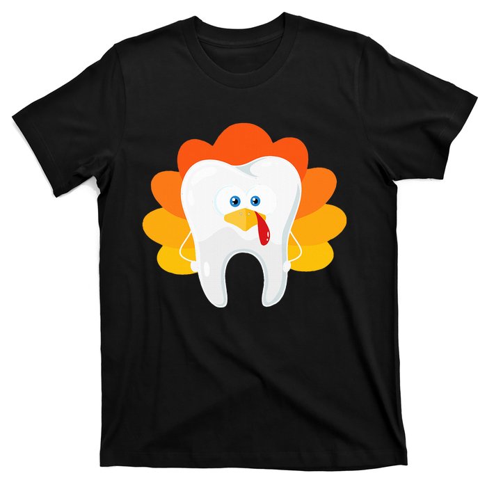 Thanksgiving Tooth Dental Hygiene Dentist T-Shirt