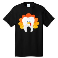 Thanksgiving Tooth Dental Hygiene Dentist Tall T-Shirt