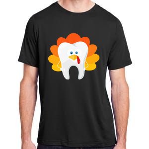 Thanksgiving Tooth Dental Hygiene Dentist Adult ChromaSoft Performance T-Shirt