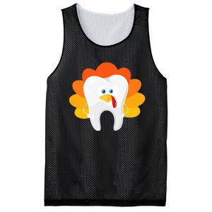 Thanksgiving Tooth Dental Hygiene Dentist Mesh Reversible Basketball Jersey Tank