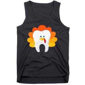 Thanksgiving Tooth Dental Hygiene Dentist Tank Top