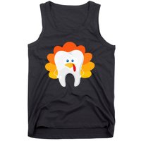 Thanksgiving Tooth Dental Hygiene Dentist Tank Top