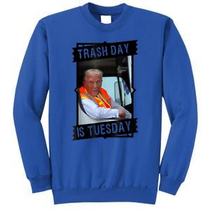 Truck Trash Day Is Tuesday Trump Garbage Gift Sweatshirt