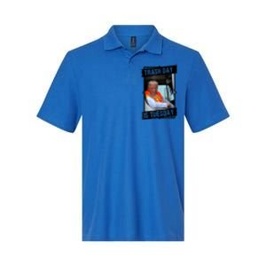 Truck Trash Day Is Tuesday Trump Garbage Gift Softstyle Adult Sport Polo