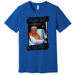 Truck Trash Day Is Tuesday Trump Garbage Gift Premium T-Shirt