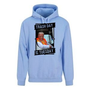 Truck Trash Day Is Tuesday Trump Garbage Gift Unisex Surf Hoodie