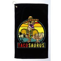 Tacosaurus Taco Dinosaur T rex Golf Towel