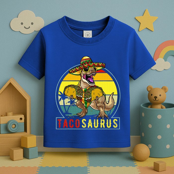 Tacosaurus Taco Dinosaur T rex Toddler T-Shirt