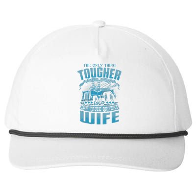 TOW TRUCK DRIVERS WIFE Funny Tow Truck Drivers Snapback Five-Panel Rope Hat