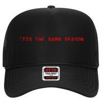 Tis The Damn Season Evermore Christmas Taylor Lover Xmas High Crown Mesh Back Trucker Hat