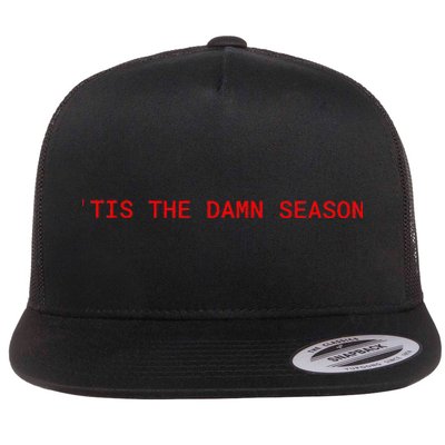 Tis The Damn Season Evermore Christmas Taylor Lover Xmas Flat Bill Trucker Hat