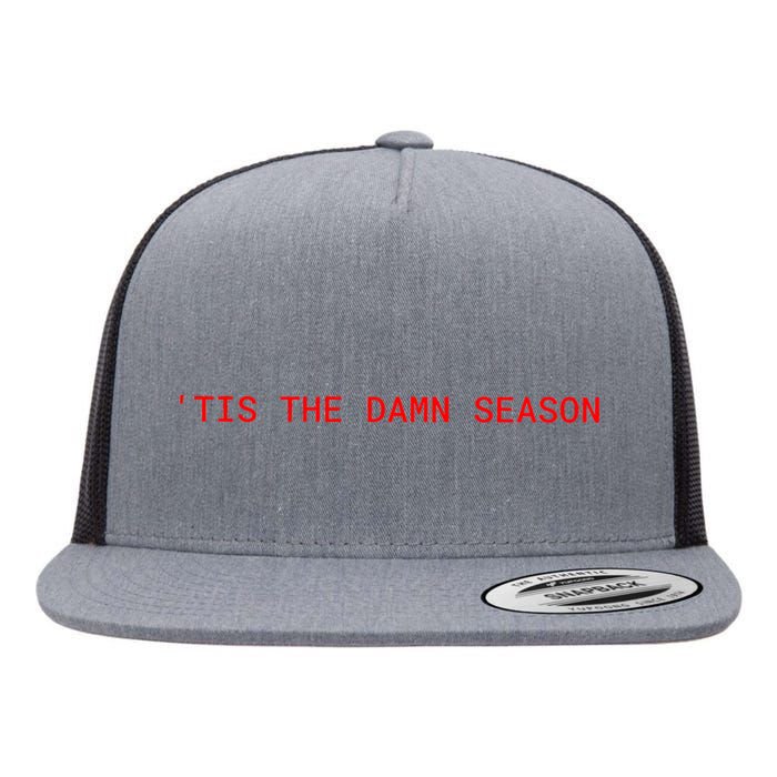 Tis The Damn Season Evermore Christmas Taylor Lover Xmas Flat Bill Trucker Hat