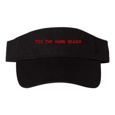 Tis The Damn Season Evermore Christmas Taylor Lover Xmas Valucap Bio-Washed Visor