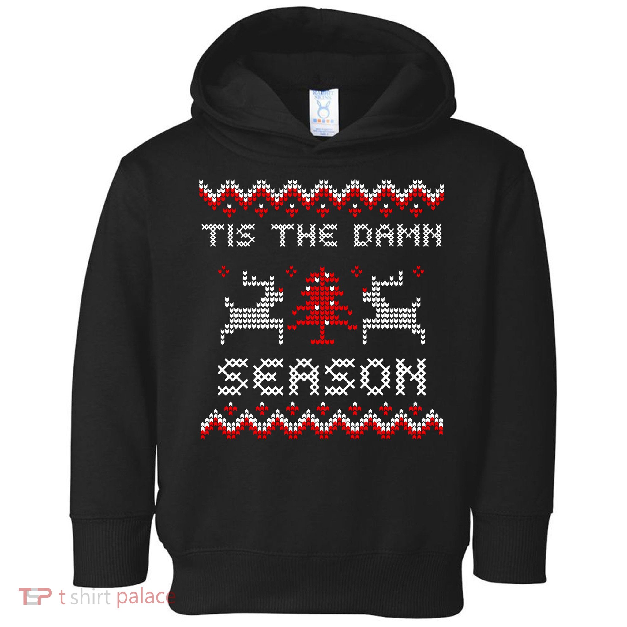 Tis The Damn Season Ugly Sweater Evermore Christmas Taylor Lover Xmas Toddler Hoodie