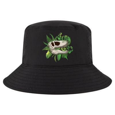 Tropical TRex Dinosaur Skull Cool Comfort Performance Bucket Hat