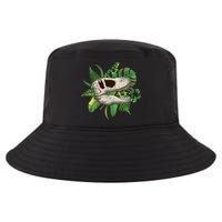 Tropical TRex Dinosaur Skull Cool Comfort Performance Bucket Hat