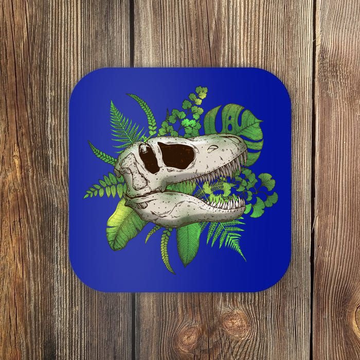 Tropical TRex Dinosaur Skull Coaster