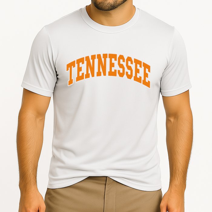 Tennessee Throwback Design Classic Cooling Performance Crew T-Shirt