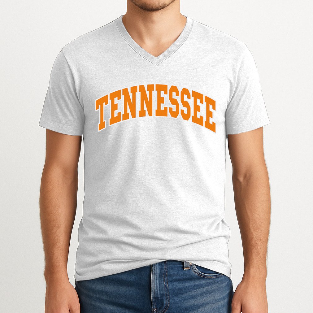 Tennessee Throwback Design Classic V-Neck T-Shirt