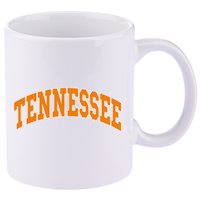 Tennessee Throwback Design Classic 11oz C Handle Ceramic Mug