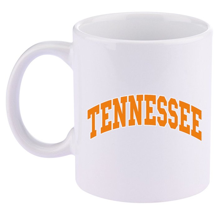 Tennessee Throwback Design Classic 11oz C Handle Ceramic Mug