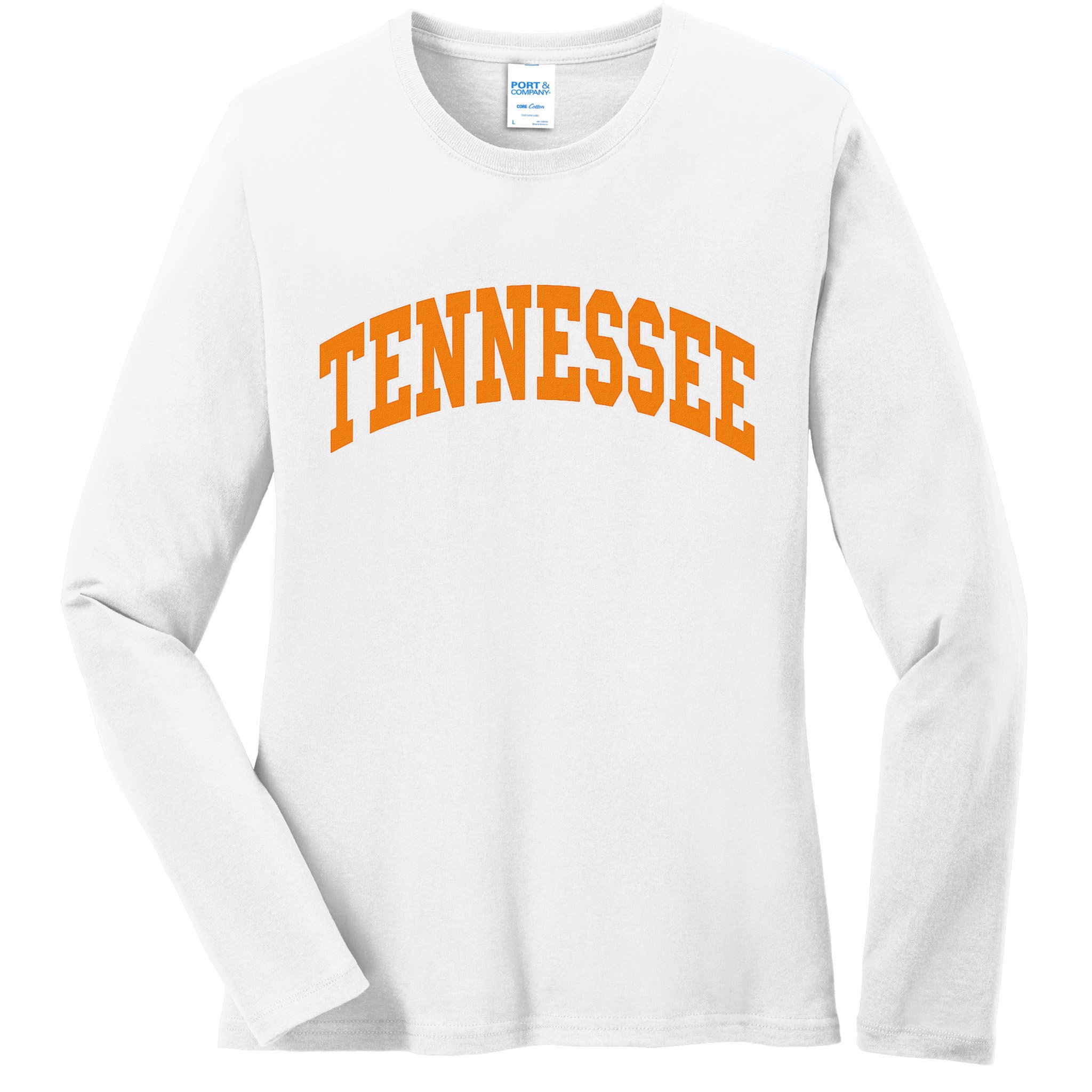 Tennessee Throwback Design Classic Ladies Long Sleeve Shirt