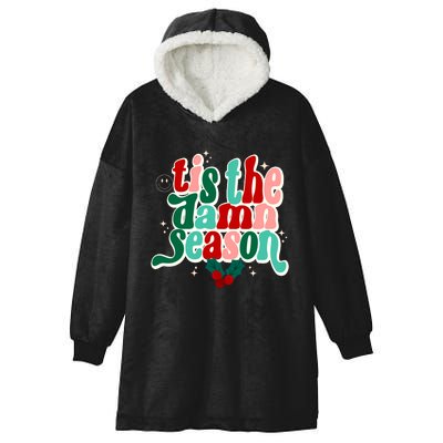 Tis The Damn Season Evermore Christmas Taylor Lover Xmas Hooded Wearable Blanket