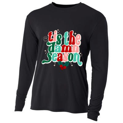 Tis The Damn Season Evermore Christmas Taylor Lover Xmas Cooling Performance Long Sleeve Crew