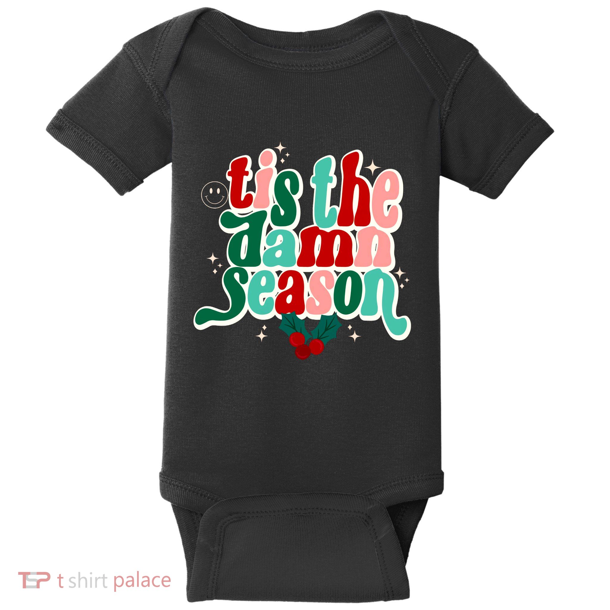 Tis The Damn Season Evermore Christmas Taylor Lover Xmas Baby Bodysuit