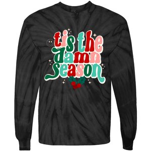 Tis The Damn Season Evermore Christmas Taylor Lover Xmas Tie-Dye Long Sleeve Shirt