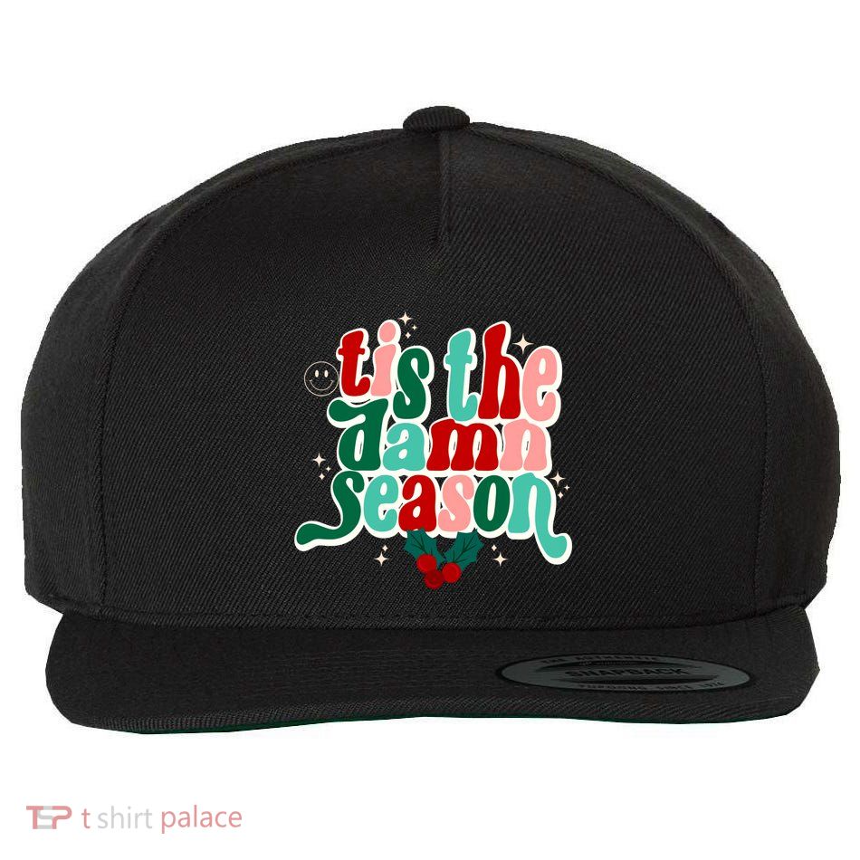 Tis The Damn Season Evermore Christmas Taylor Lover Xmas Wool Snapback Cap
