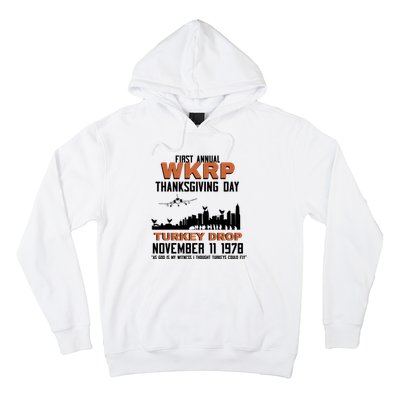 Thanksgiving Turkey Drop Wkrp Hoodie