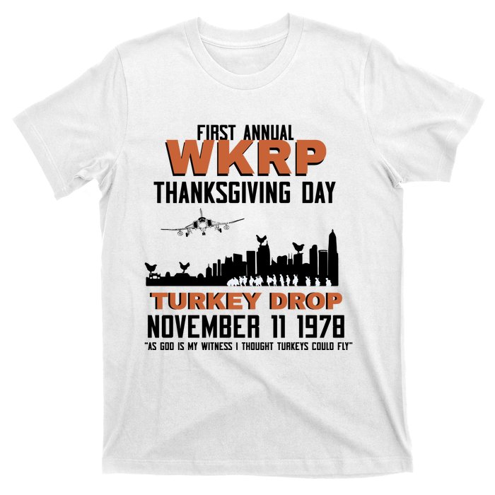 Thanksgiving Turkey Drop Wkrp T-Shirt