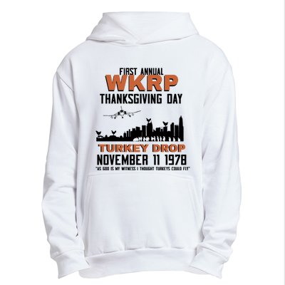 Thanksgiving Turkey Drop Wkrp Urban Pullover Hoodie