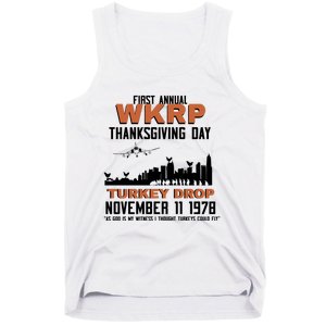 Thanksgiving Turkey Drop Wkrp Tank Top