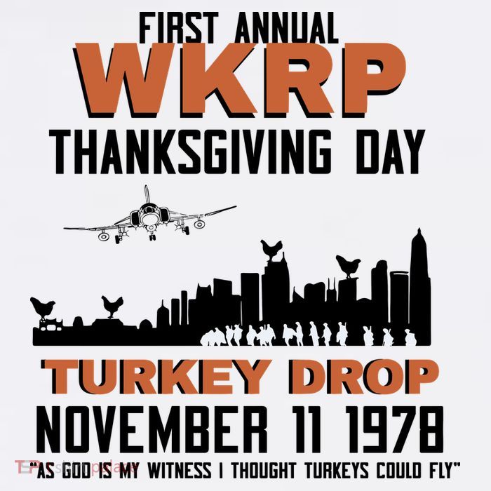 Thanksgiving Turkey Drop Wkrp Wool Snapback Cap