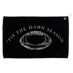 Tis The Damn Season Football Grommeted Golf Towel