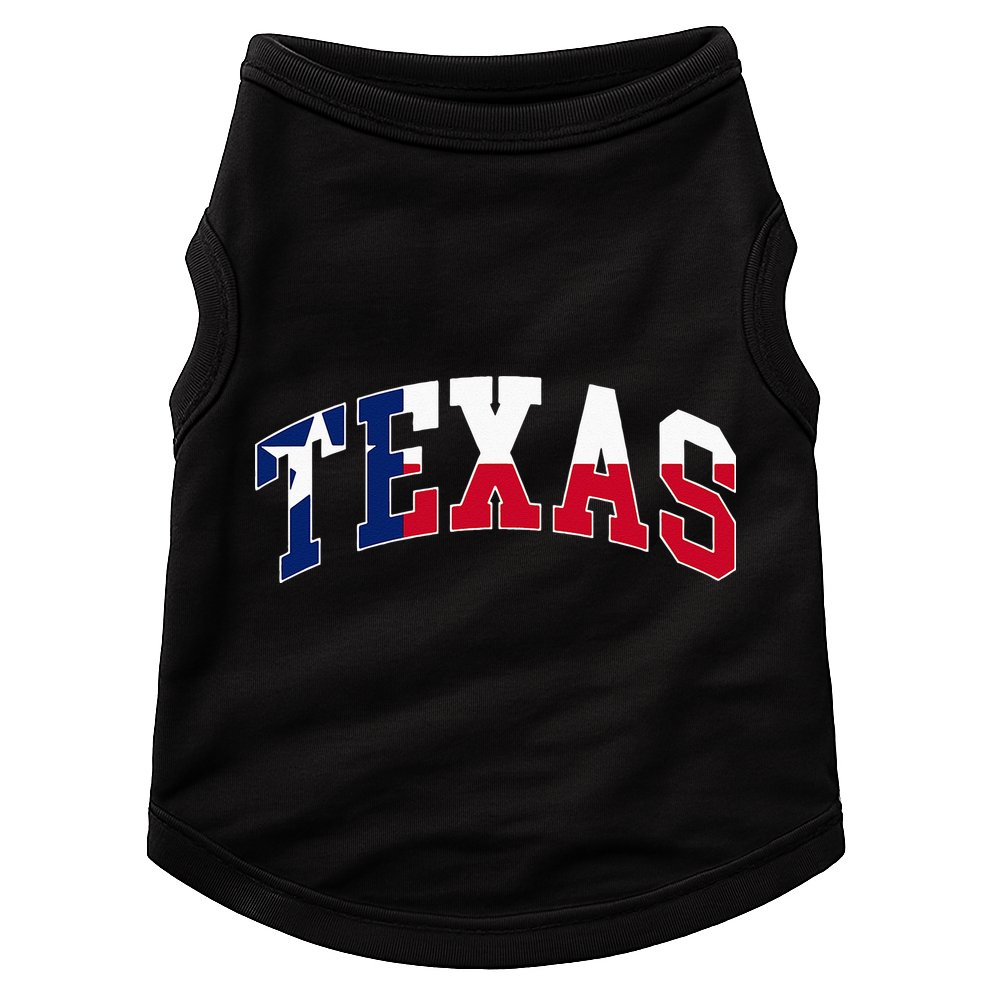 Texas Throwback Design Flag Of Texas Classic Doggie Tank
