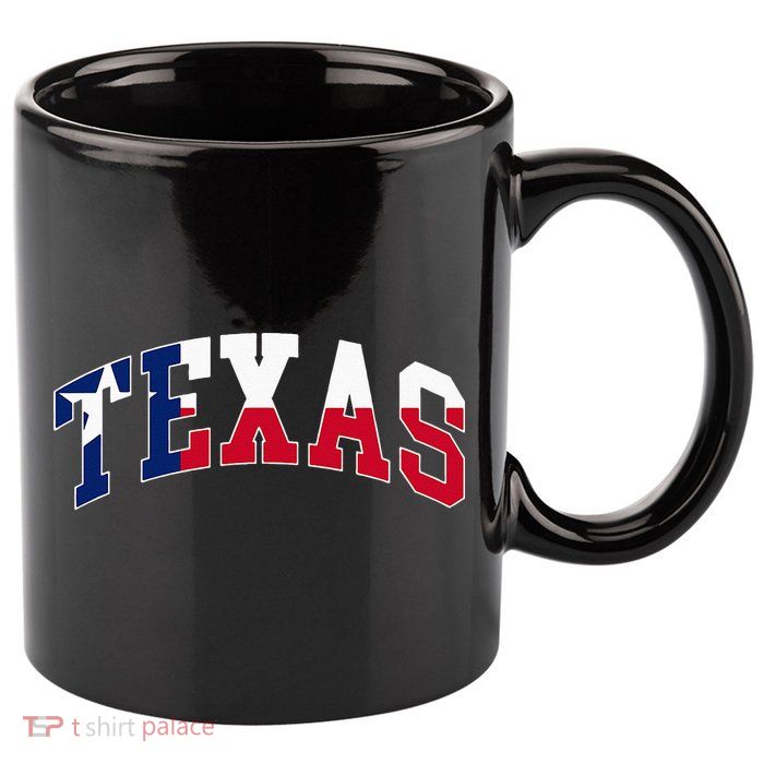 Texas Throwback Design Flag Of Texas Classic 11oz C Handle Ceramic Mug