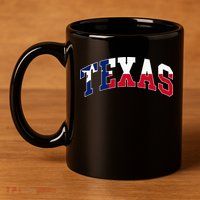 Texas Throwback Design Flag Of Texas Classic 11oz C Handle Ceramic Mug