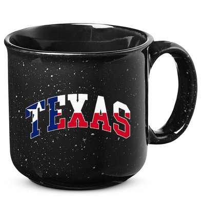 Texas Throwback Design Flag Of Texas Classic 15oz Campfire Ceramic Mug