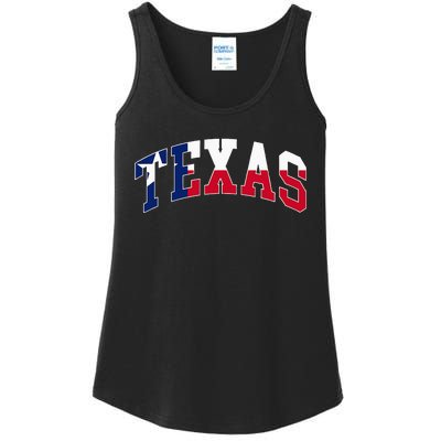 Texas Throwback Design Flag Of Texas Classic Ladies Essential Tank