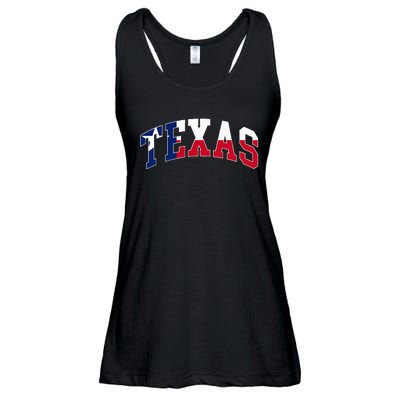 Texas Throwback Design Flag Of Texas Classic Ladies Essential Flowy Tank