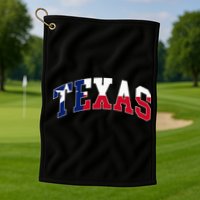 Texas Throwback Design Flag Of Texas Classic Golf Towel
