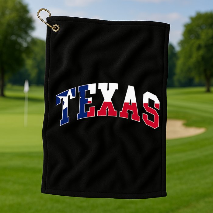 Texas Throwback Design Flag Of Texas Classic Golf Towel