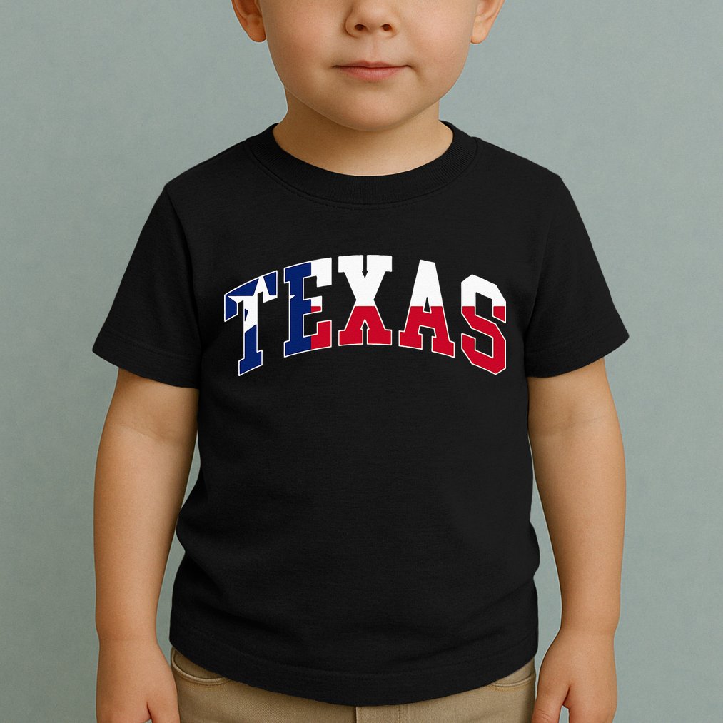 Texas Throwback Design Flag Of Texas Classic Toddler T-Shirt