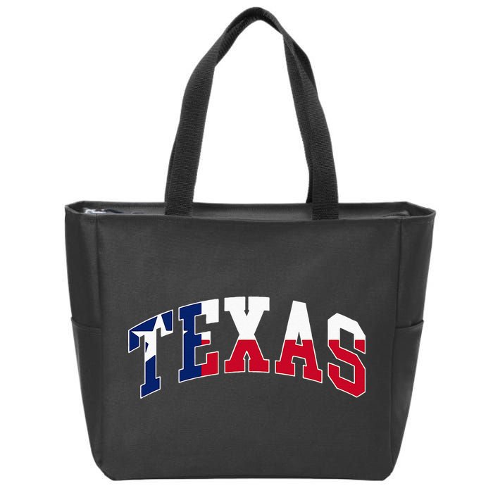 Texas Throwback Design Flag Of Texas Classic Zip Tote Bag